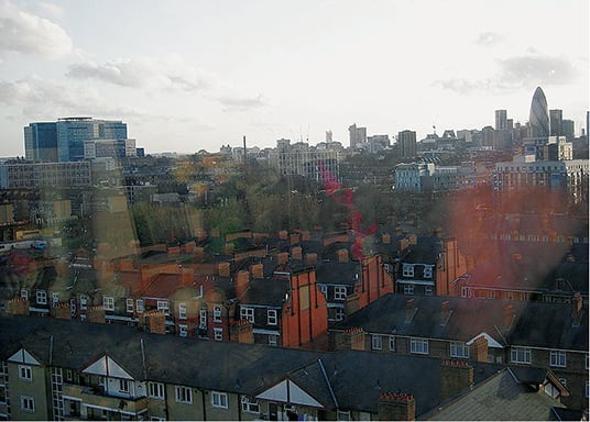View of London from my flat, 2010. Photography: Caterina Riva